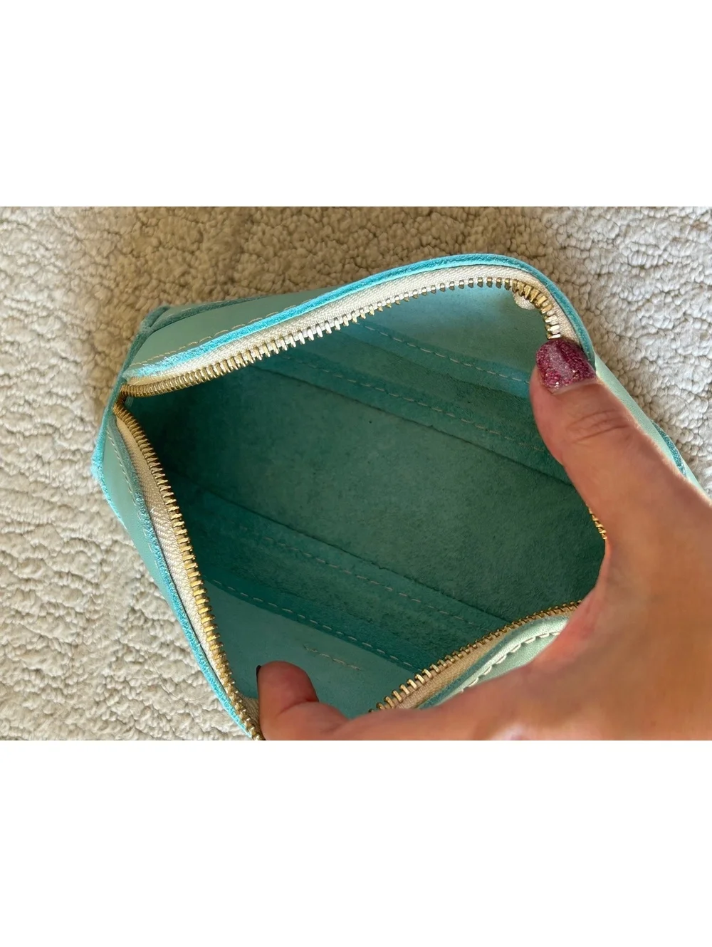 Portland Leather Goods PLG Artisan Zip Pouch Mint